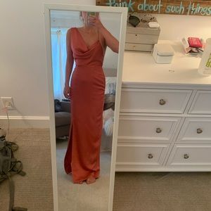 Coral Keepsake gown size 4